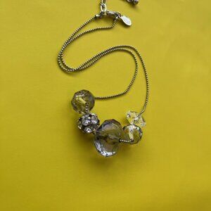 Express adjustable Choker Necklace, Silver